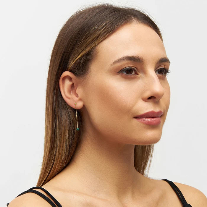 Natural Stone Chain - Green - 1 stuk | LULU Copenhagen