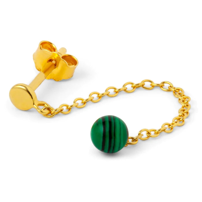 Natural Stone Chain - Green - 1 stuk | LULU Copenhagen