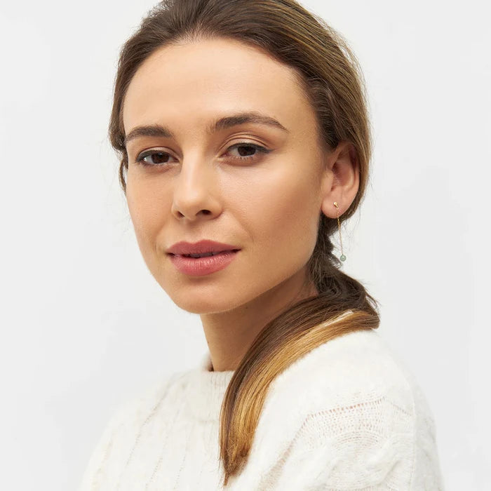Natural Stone Chain - Light Green - 1 stuk | LULU Copenhagen
