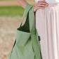 Rugzak en schoudertas in één - olive | Notabag recycled