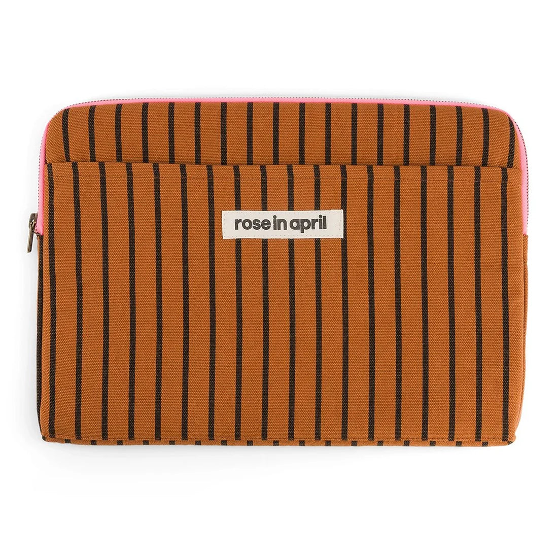 Laptop sleeve 13&14" - Octave - Tennis Stripes Ginger | Rose in April