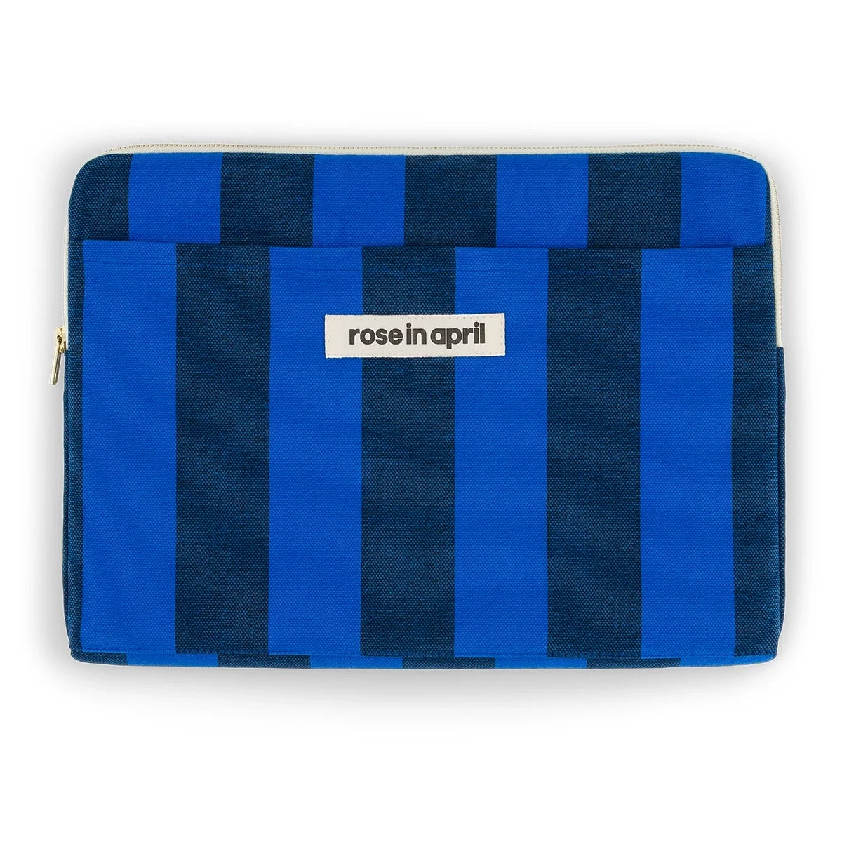 Laptop sleeve 13&14" - Octave - Big stripes Night/Blue | Rose in April