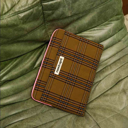 Laptop sleeve 13&14" - Octave - Tartan Check | Rose in April