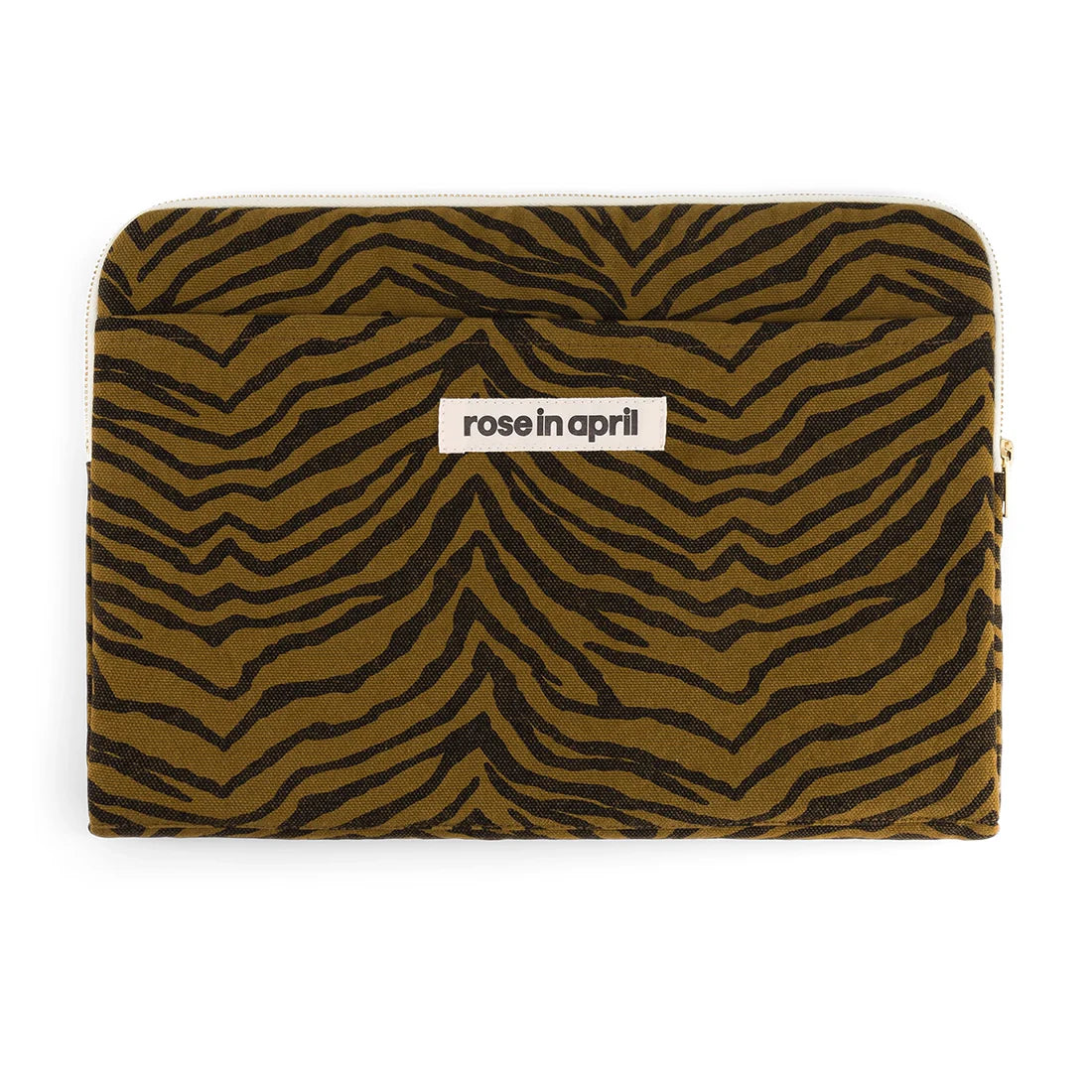 Laptop sleeve 13&14" - Octave - Tapenade Zebrou | Rose in April
