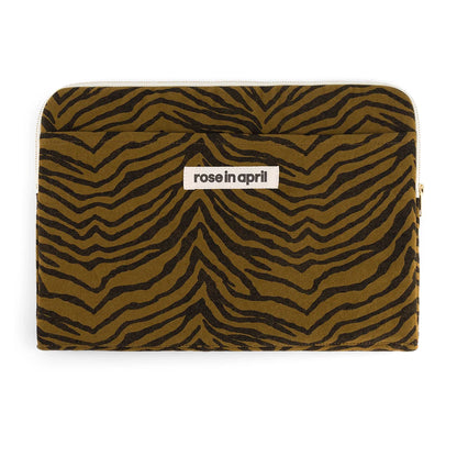 Laptop sleeve 13&14" - Octave - Tapenade Zebrou | Rose in April