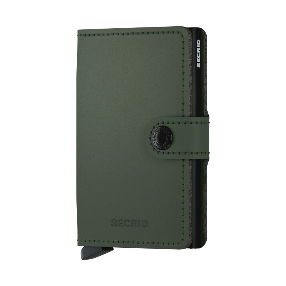 Mini wallet - Matte green black | Secrid - de inKijk