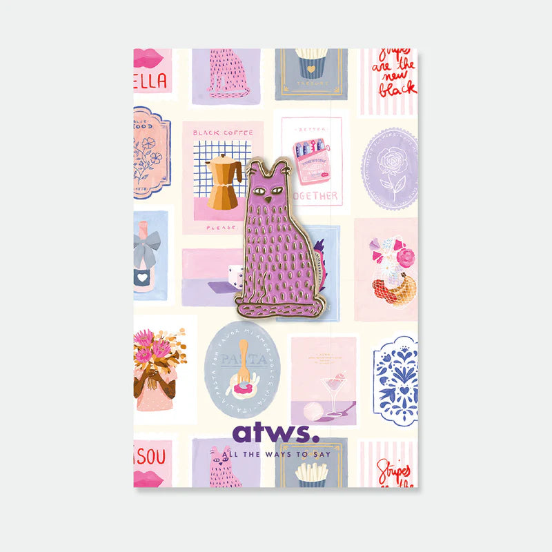 Holly The Cat - Pin | All the ways to say
