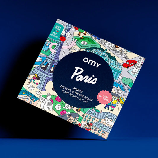 Paris - Sticker Poster | Omy - de inKijk