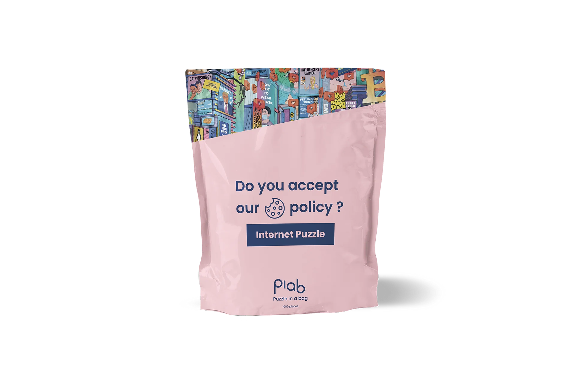De Internet puzzel | Puzzle in a bag - de inKijk