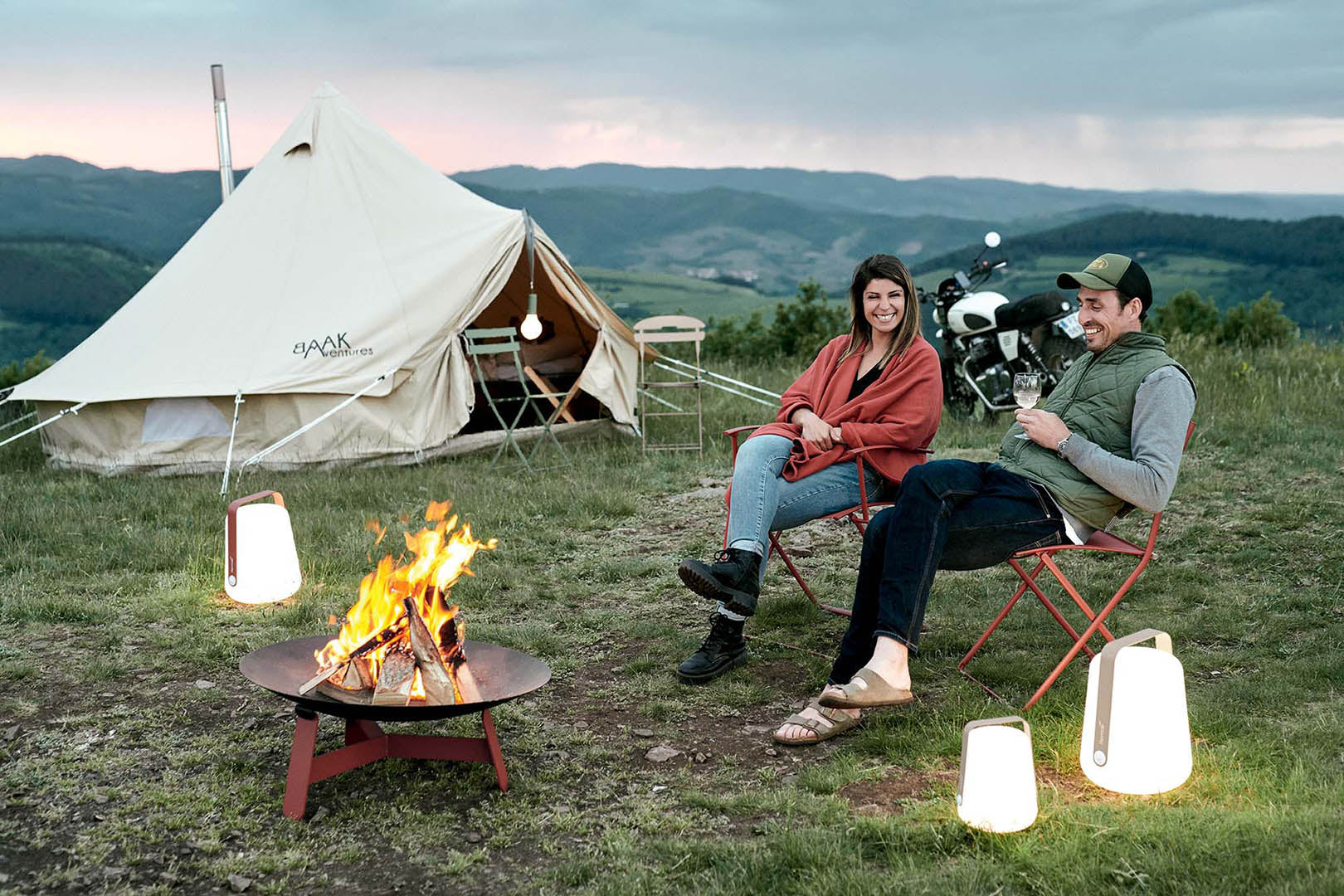 Outdoor Lamp Balad H25 - Acapulco Blauw | Fermob - de inKijk