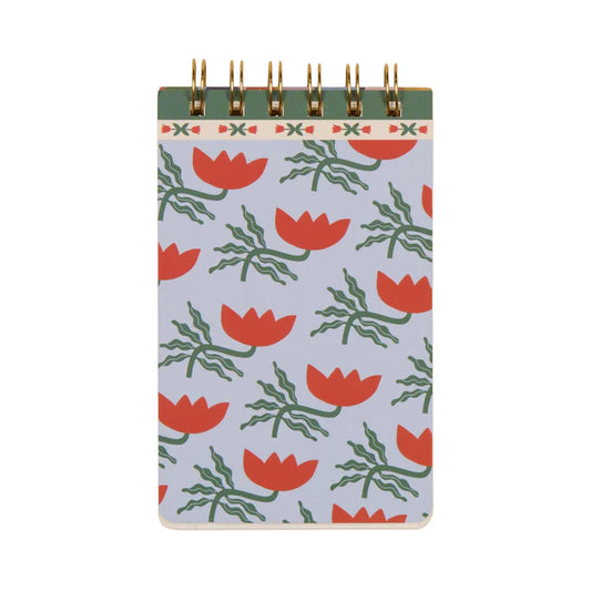 A Dopo ! - twin wire notepad - flower | Designworks Ink
