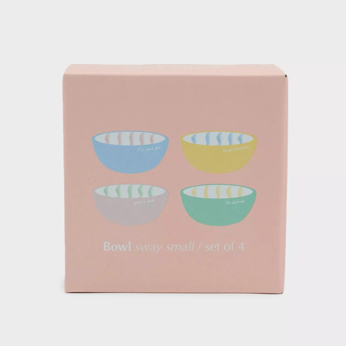 Kom Sway Klein - set van 4 | And Nook