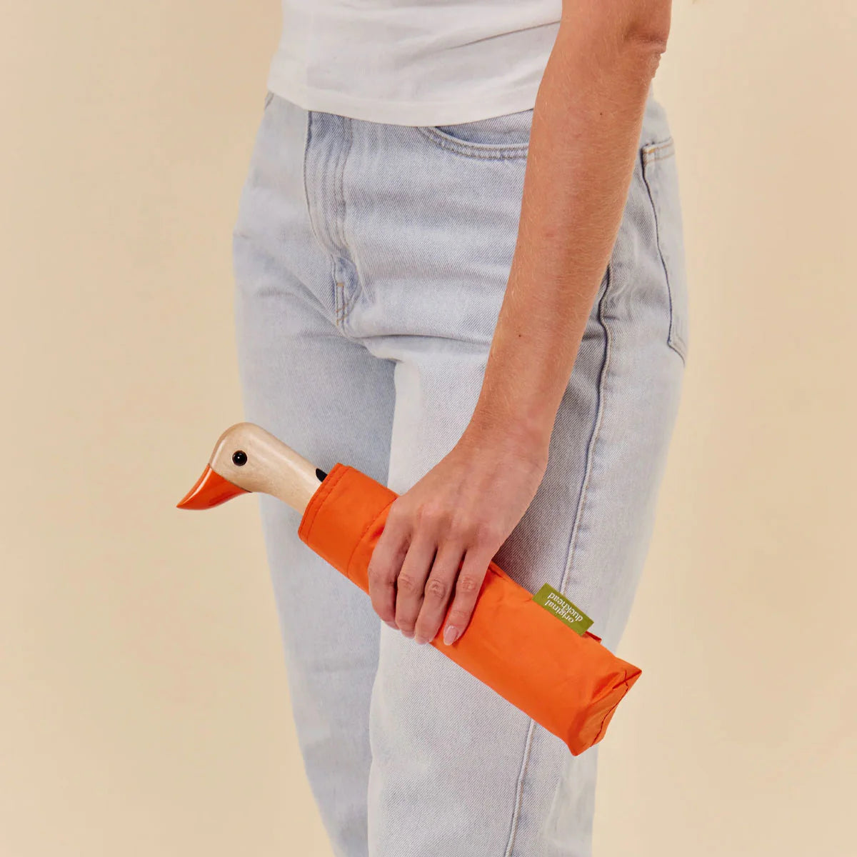 Eco-vriendelijke Paraplu - papaya | Original Duckhead