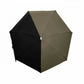 Compacte paraplu - zwart / khaki | Anatole
