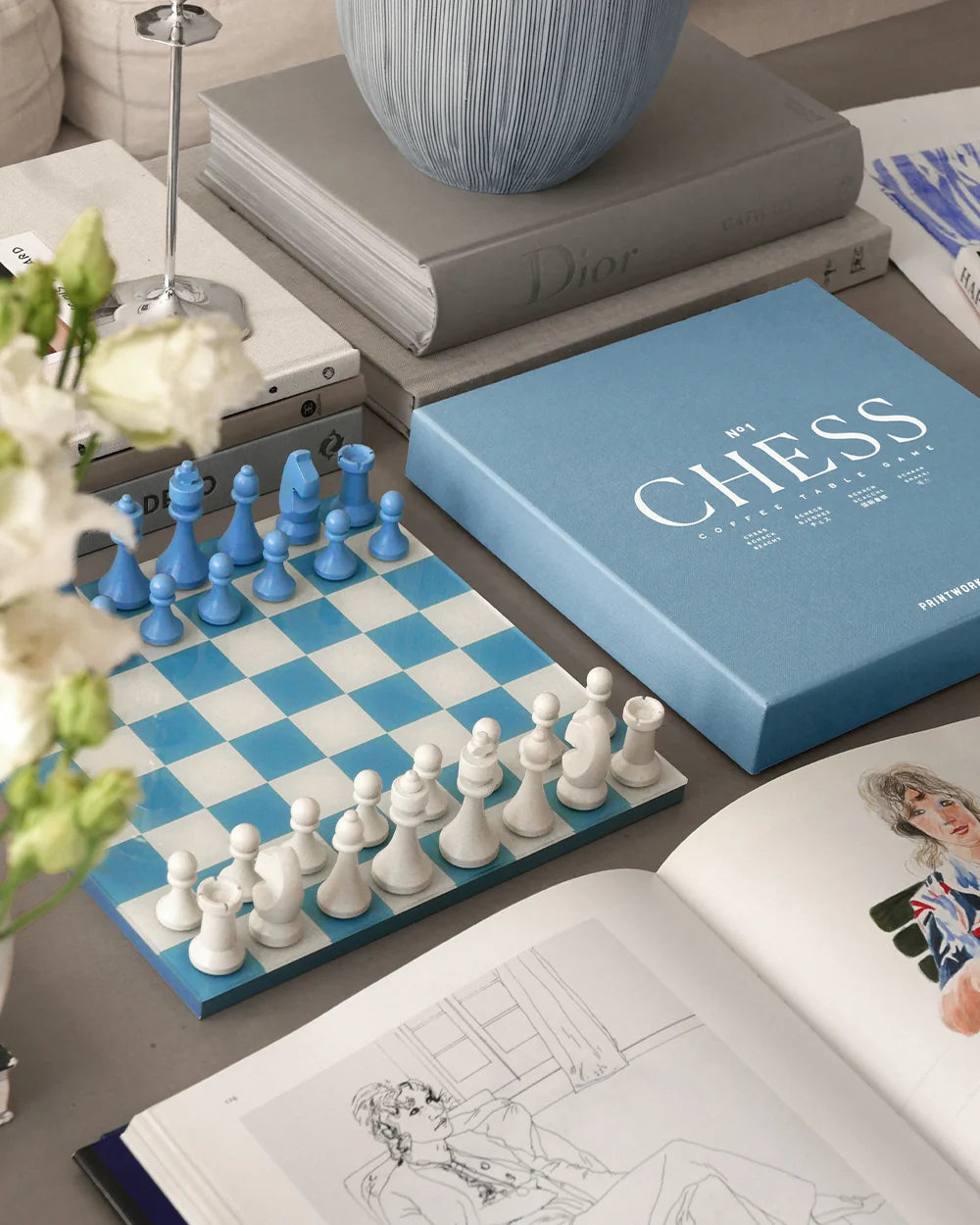 Chess classic - Dusty Blue | Printworks