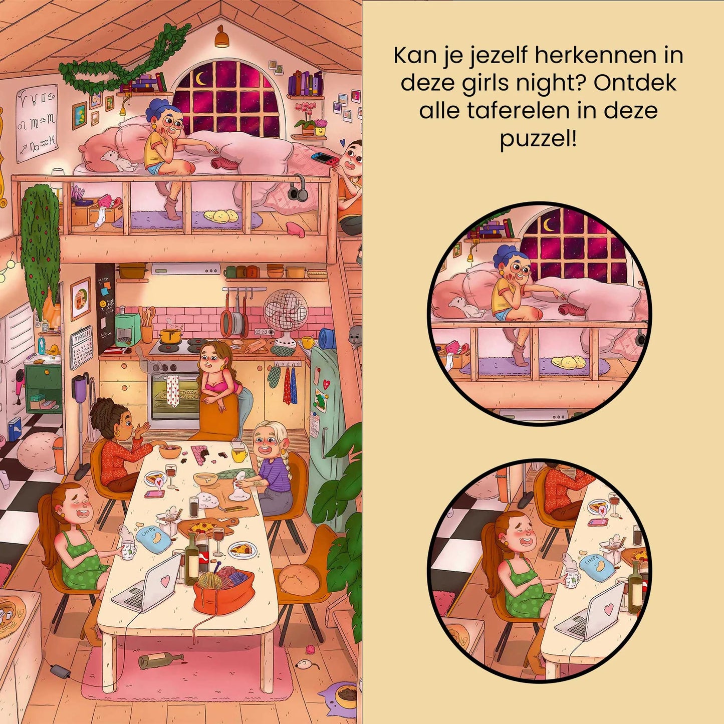 GIRLS'NIGHT puzzel | Puzzle in a bag