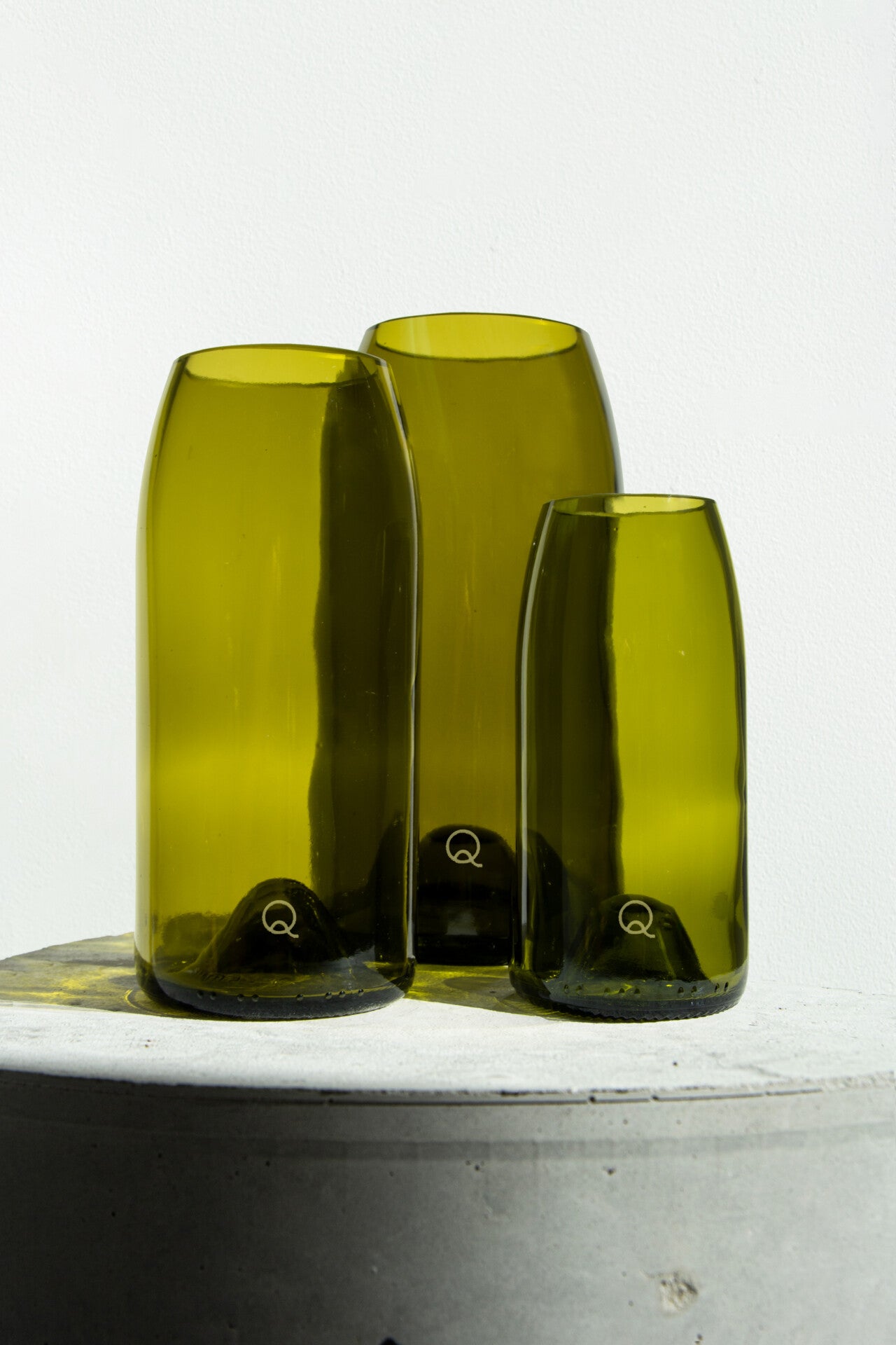 Vase large - rire | Q de bouteilles - de inKijk