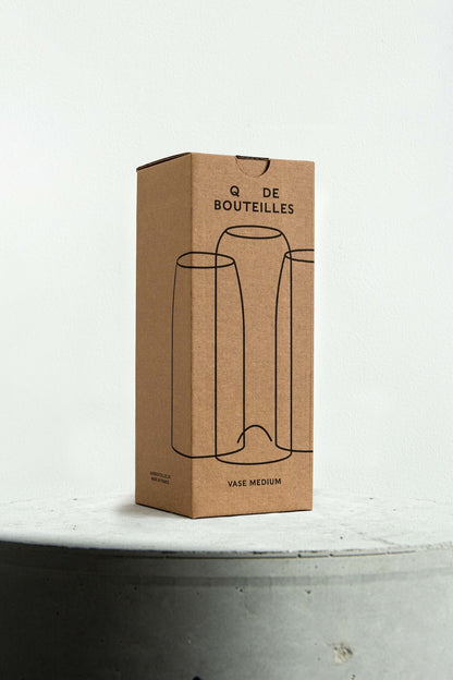 Vase large - rire | Q de bouteilles - de inKijk