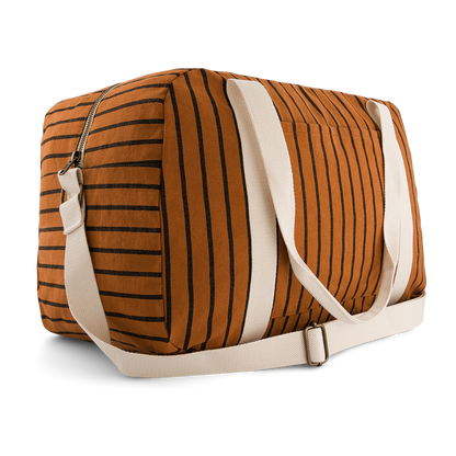 Bowling bag - Raphael - Ginger Tennis Stripes | Rose in April