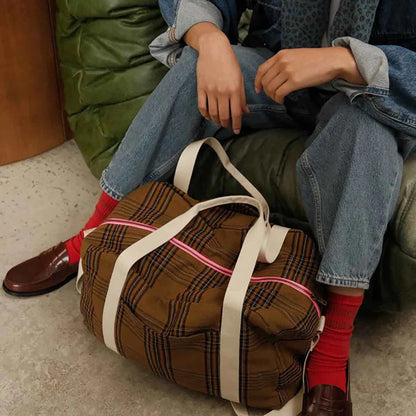 Bowling bag - Raphael - Tartan Check | Rose in April