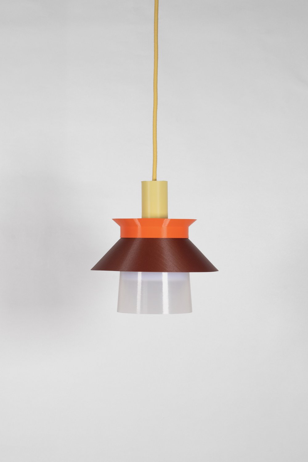 Hanglamp Romi met gele kabel - Warren & Laetitia