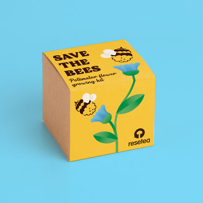 Save the bees – Pollinator flower growing kit | Resetea