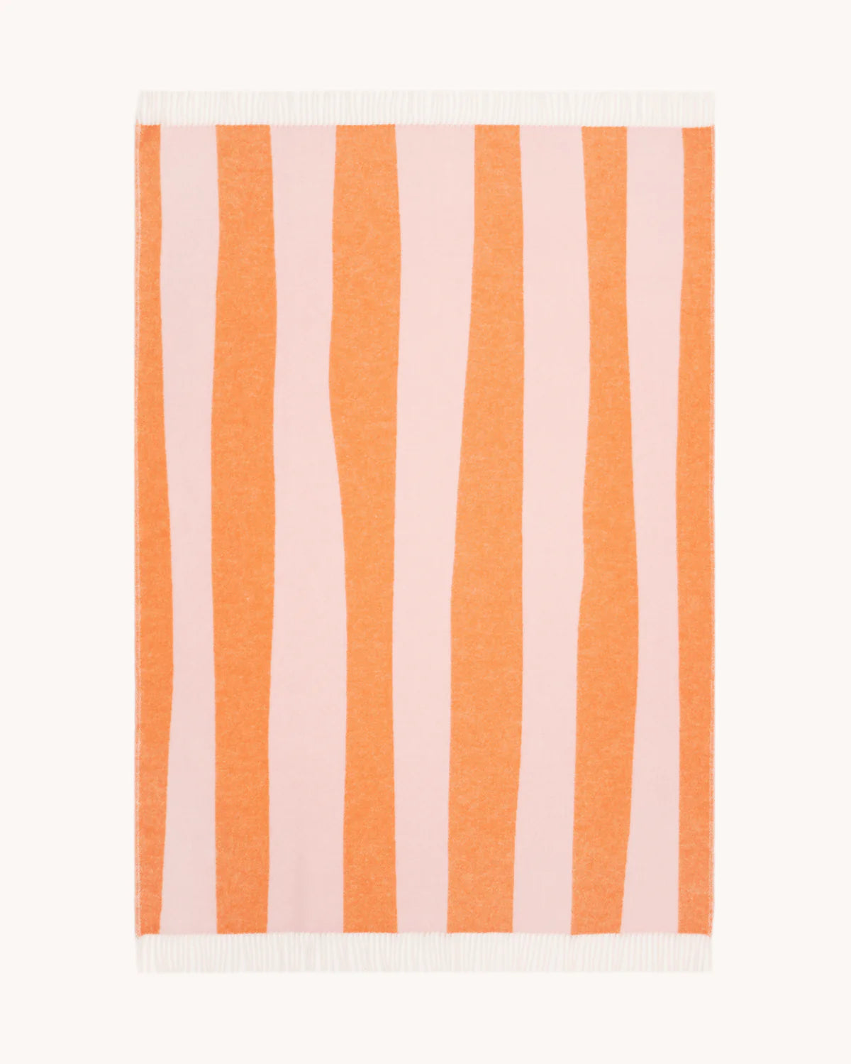 Rough Stripe Plaid - Pink Carrot  | Maison Deux