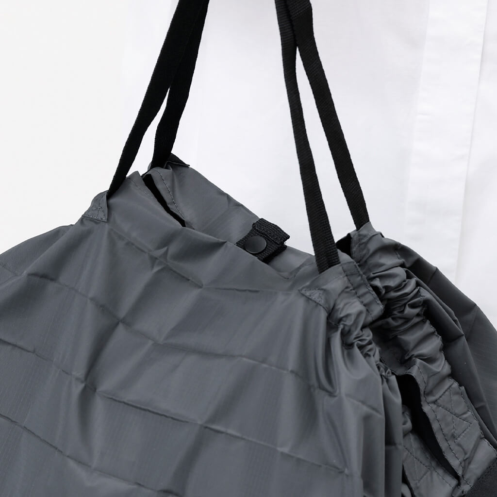 Shupatto foldable bag M - Charcoal (Sumi) | Shupatto
