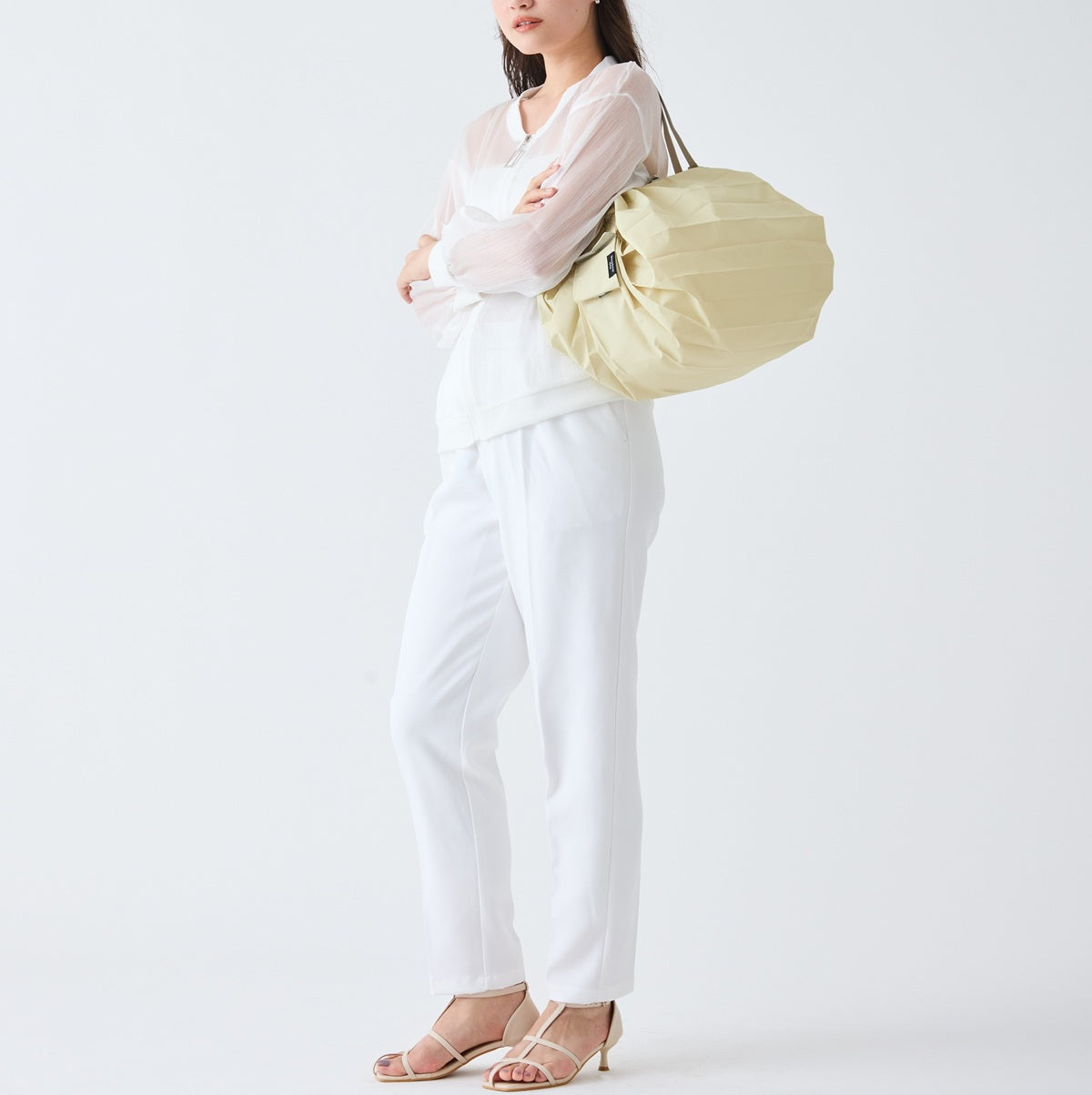 Shupatto foldable bag M - Cashew Nuts | Shupatto