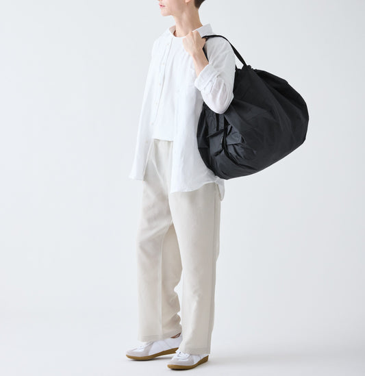 Shupatto foldable bag L - Jet Black | Shupatto