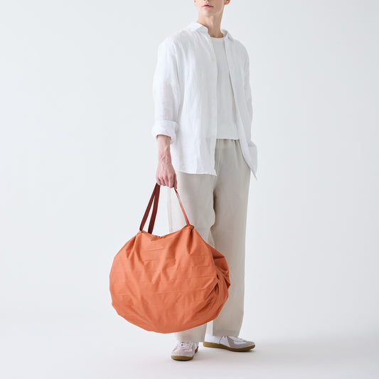 Shupatto foldable bag L - Brick Brown | Shupatto