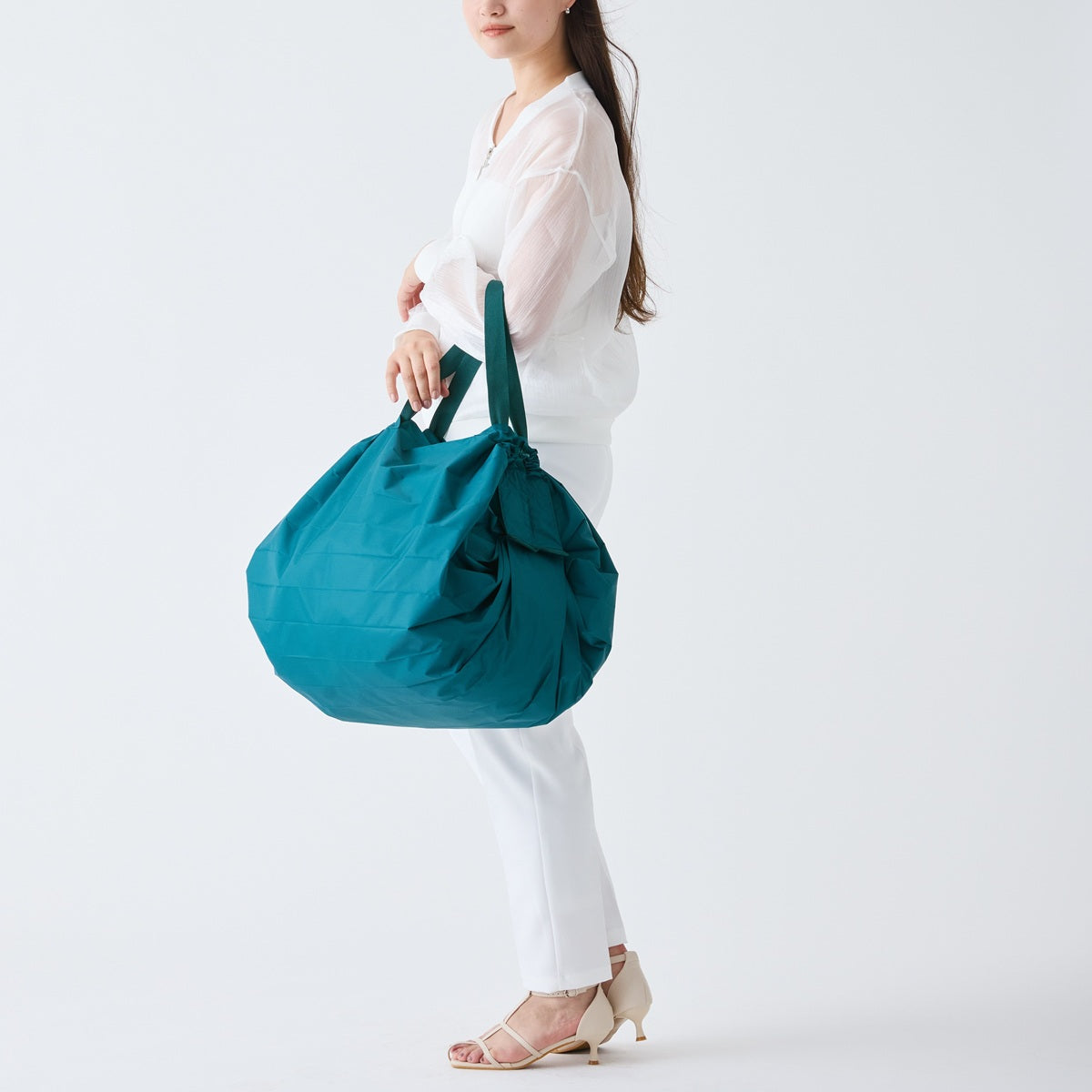 Shupatto foldable bag L - Evergreen | Shupatto