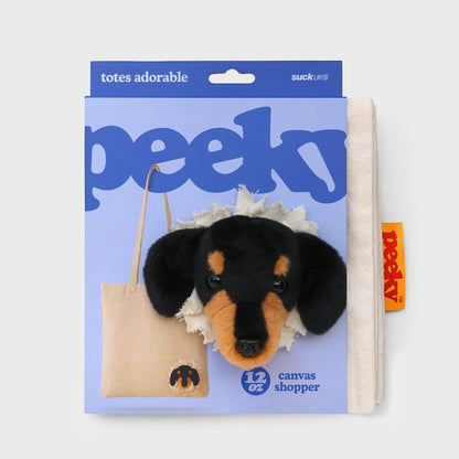 Peeky Tote Bag - Dog | Suck UK
