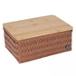 Top fit medium high - basket with bamboo cover - sienna | Handed By - de inKijk