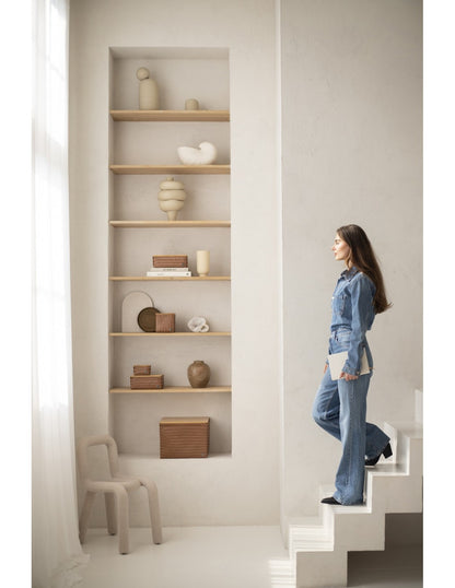 Top fit medium high - basket with bamboo cover - sienna | Handed By - de inKijk