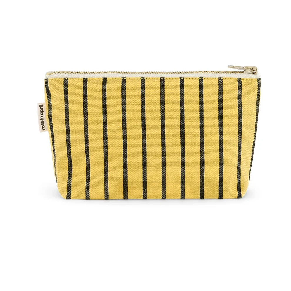Pouch - Sofia - Tennis Black/Bambou Stripes | Rose in April