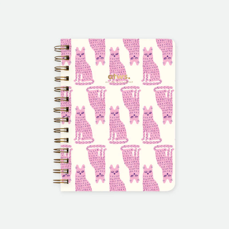 Happy Cats - Notebook Spiral | All the ways to say - de inKijk