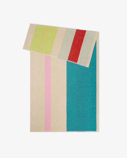 Strandlaken - Martens & Martens collectie - Pink/Turquoise/Lime/Red | SUITE702