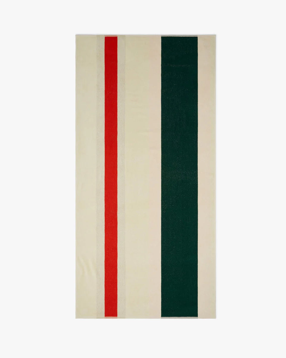 Strandlaken - Martens & Martens collectie - Red/Dark Green/Toffee/Pink | SUITE702