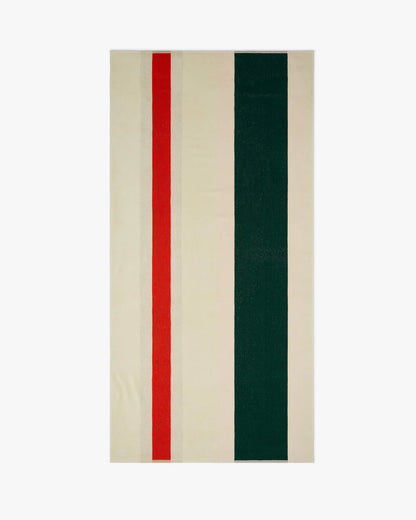 Strandlaken - Martens & Martens collectie - Red/Dark Green/Toffee/Pink | SUITE702