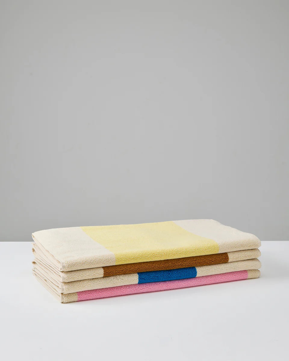 Badmat - Martens & Martens collectie - Pink/Olive | SUITE702