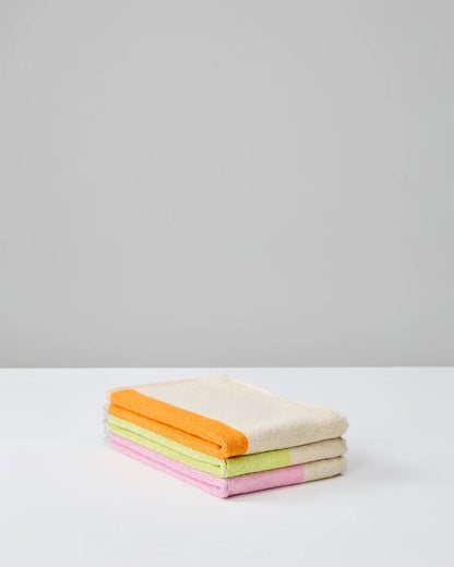 Gastendoekjes Set (3st.) - Martens & Martens collectie - Turquoise/Purple/Toffee | SUITE702