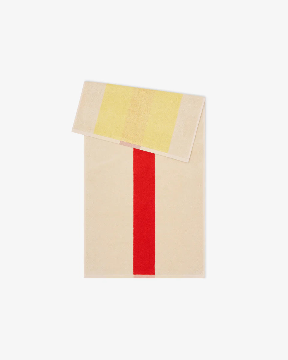 Handdoek - Martens & Martens collectie - Red/Yellow | SUITE702