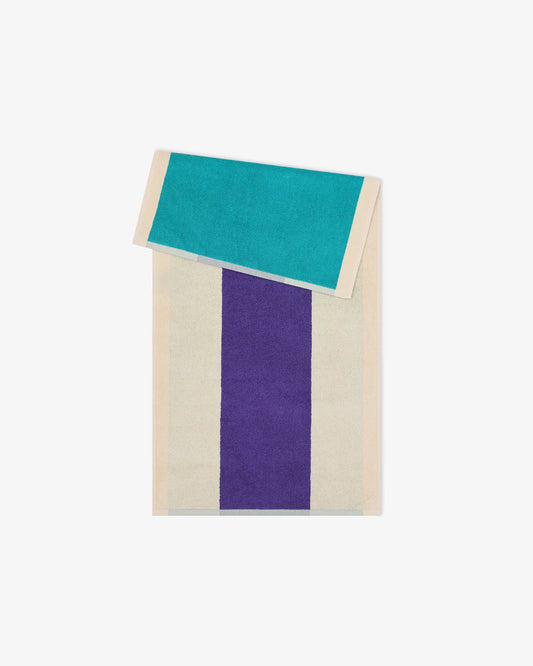 Handdoek - Martens & Martens collectie - Turquoise/Purple | SUITE702