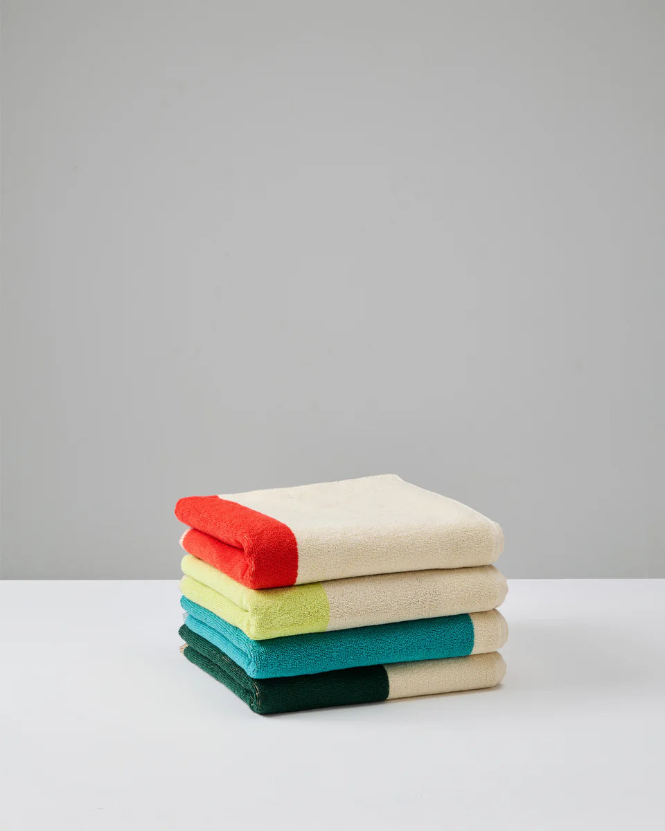 Handdoek - Martens & Martens collectie - Dark Green/Orange | SUITE702