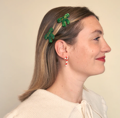 Green Ribbon - Hair Clip | Coucou Suzette