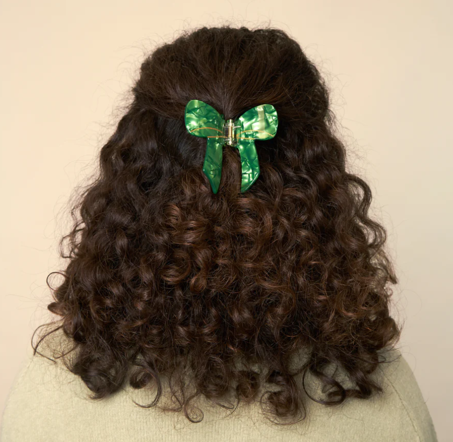 Green Ribbon - Hair Claw | Coucou Suzette