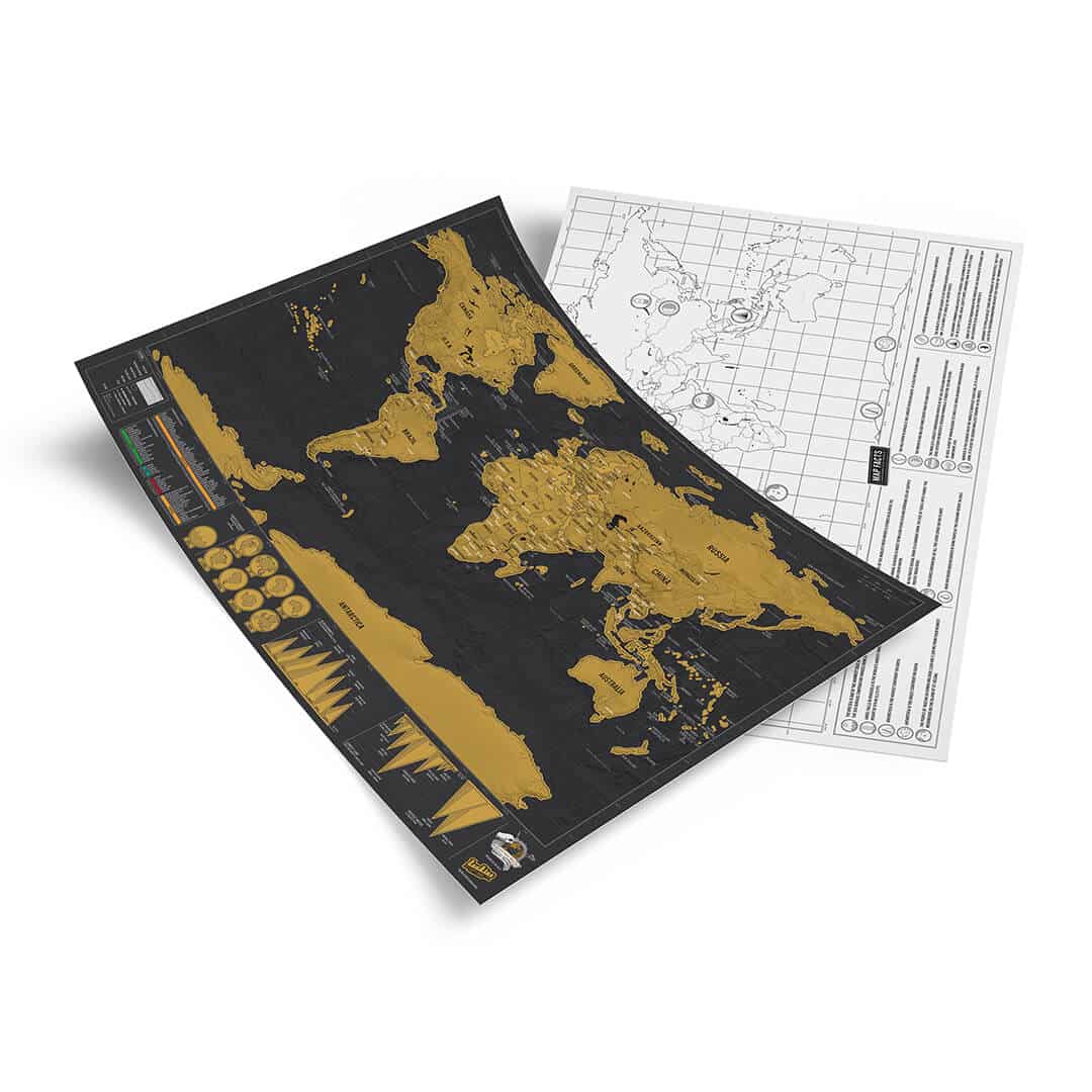 Scratch map deluxe travel | Suck UK - de inKijk