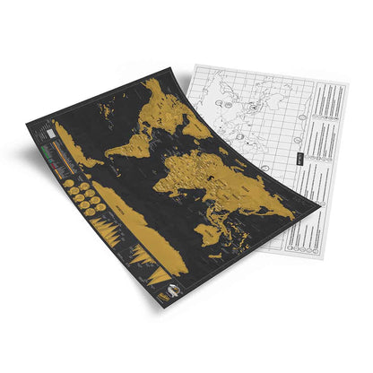Scratch map deluxe travel | Suck UK - de inKijk