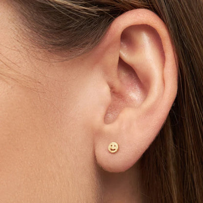 Smiley - Gold Plated - 1 stuk | LULU Copenhagen - de inKijk